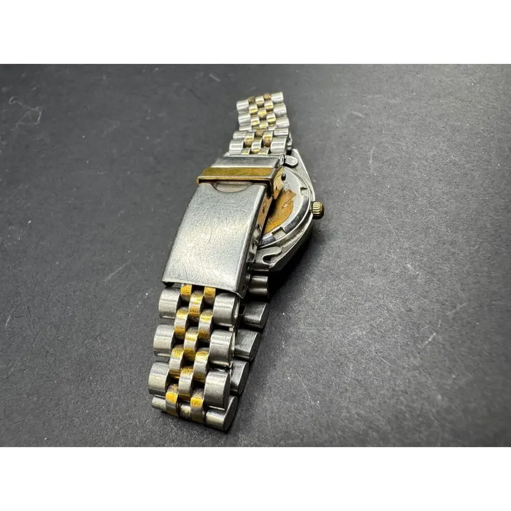 Lady Prevard Ladies Watch Two Tone Bezel Blue Dial 3ATM WR A4206-956-104